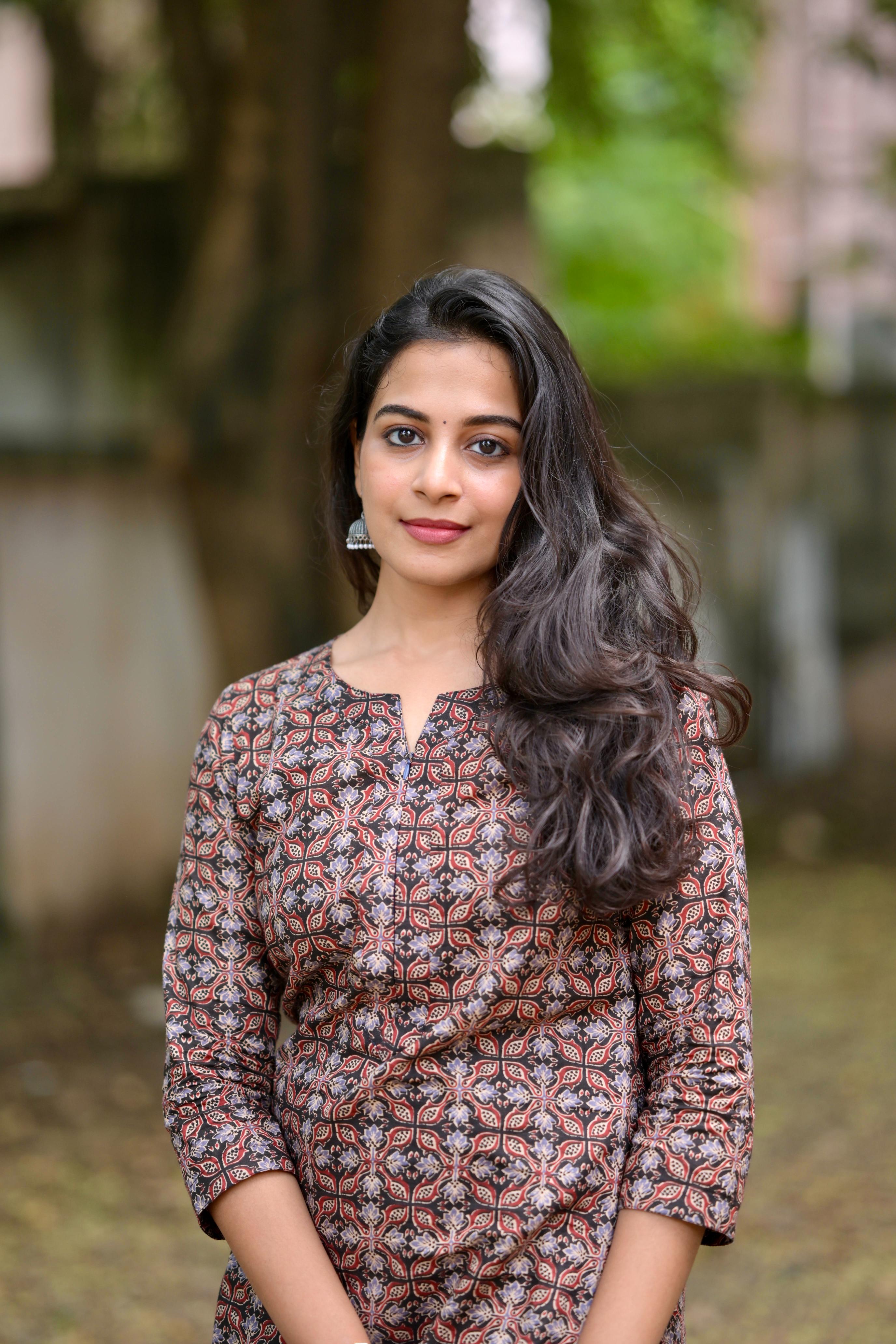 Kurti 106 -   ajrakh hand block printed cotton kurta in black