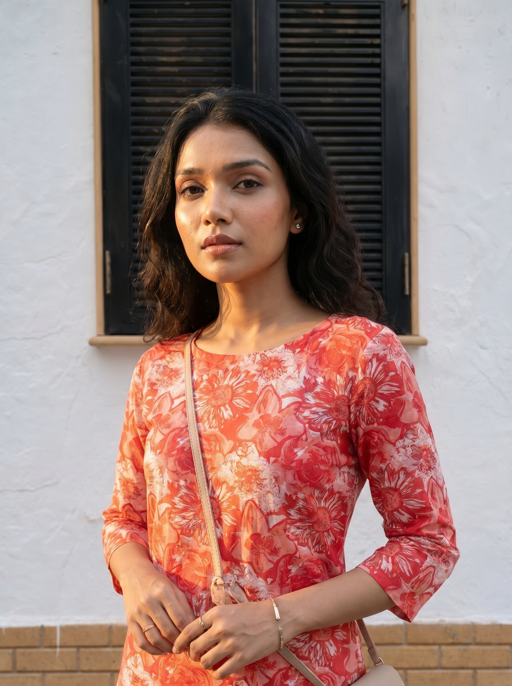 Short Kurti 20 - Organic cotton short kurti in pink