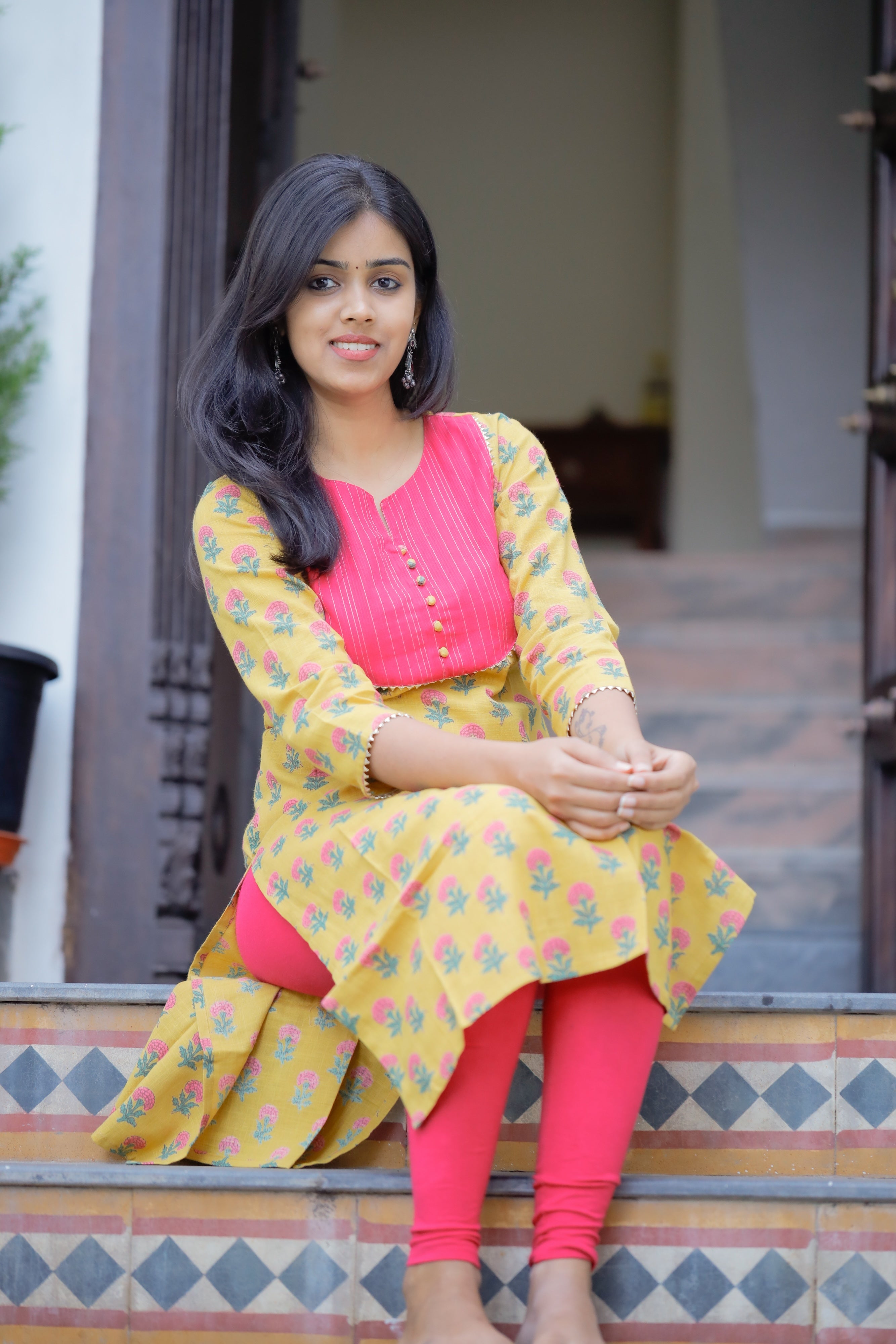 Pattern kurti - 6