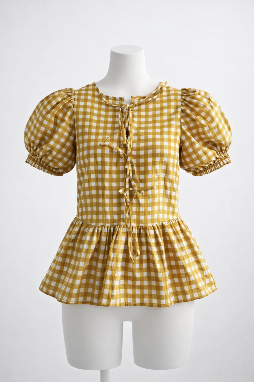 Crop top #53- handloom  organic cotton top in mustard yellow