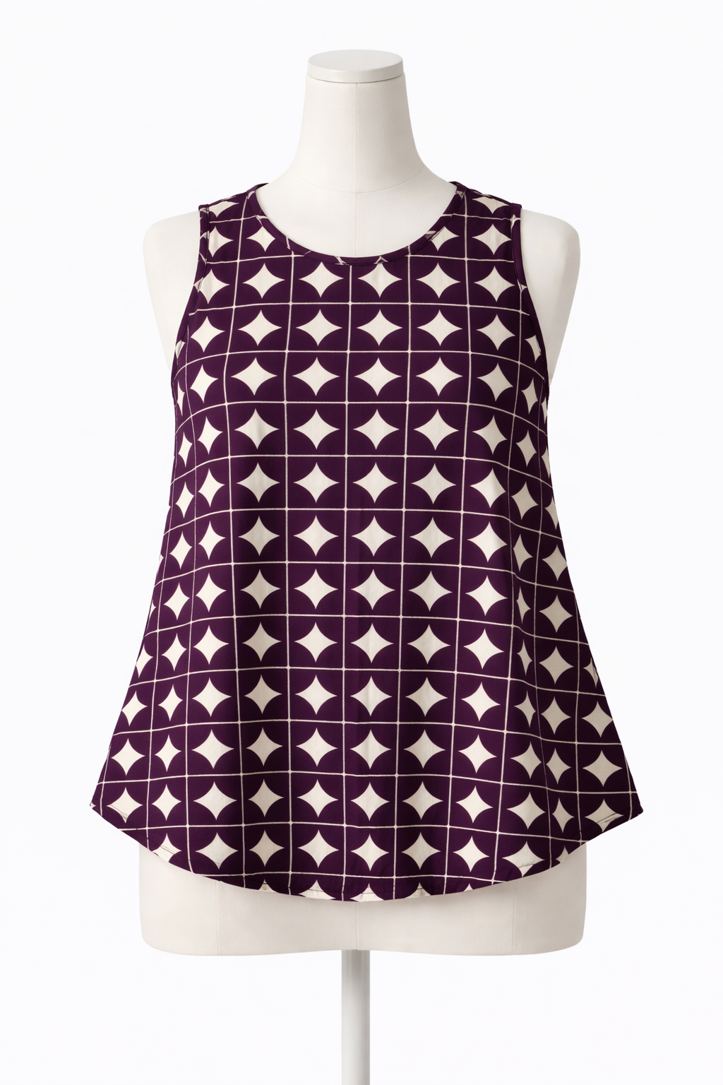 Crop top #61- handloom  organic A line cotton top in burgundy