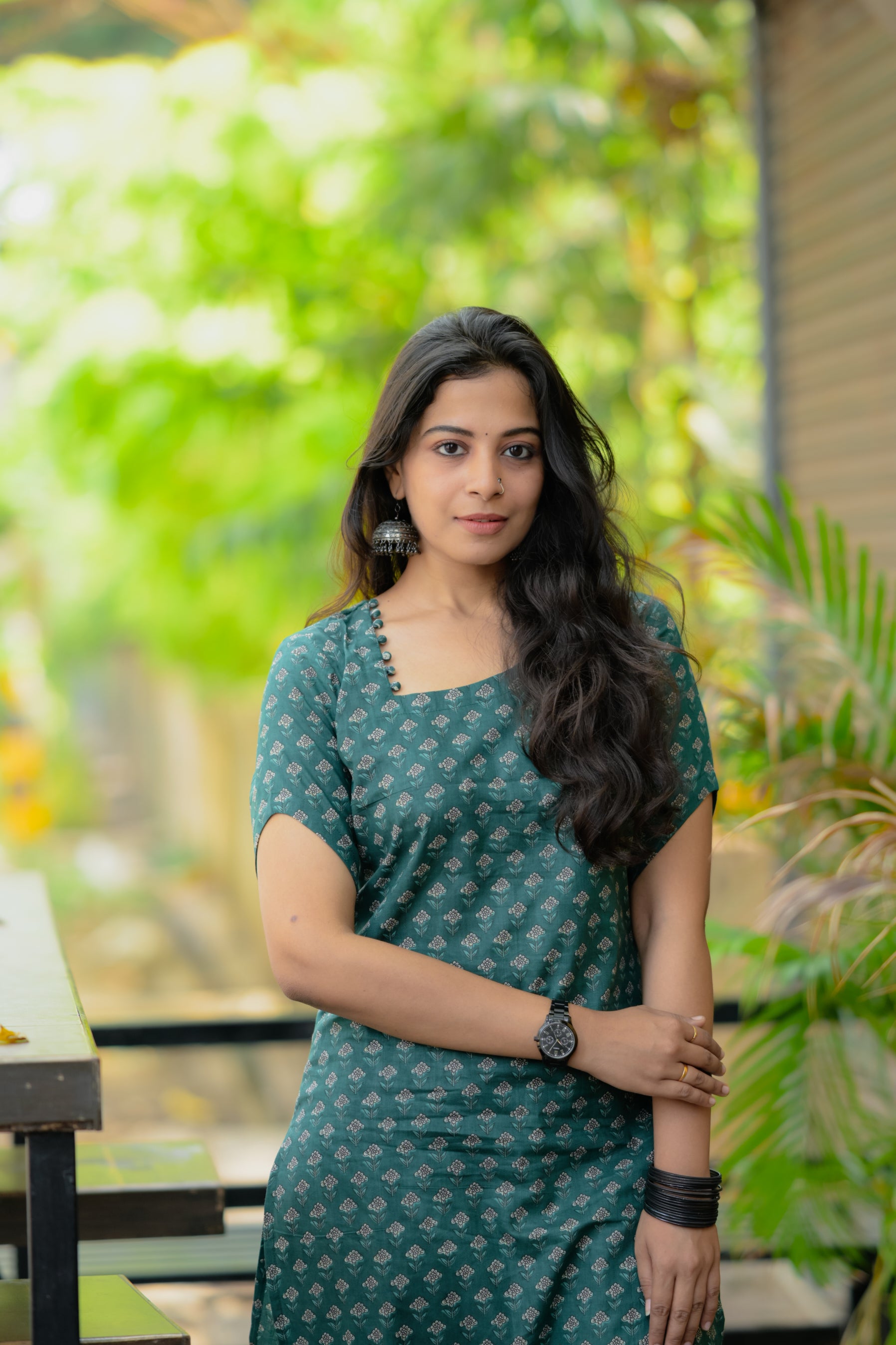 Tarinika - ajrakh handblock printed cotton kurta set