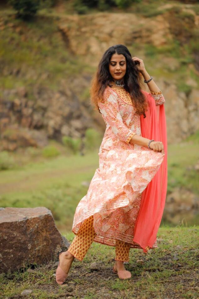 Aashna Anarkali Suit Set – Vastara by Soundarya