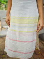 Pattern kurt 15 - Off white handloom cotton kurta